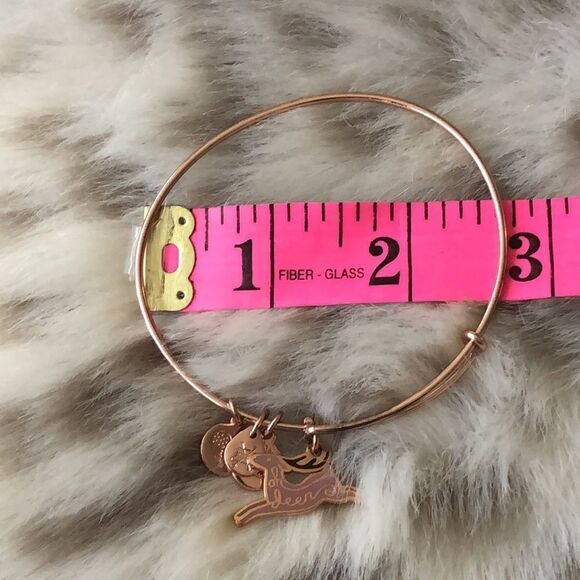 Alex and Ani ‘Oh Deer’ rose gold bracelet - Picture 3 of 3